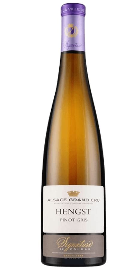 Signature De Colmar Pinot Gris Alsace Grand Cru Hengst