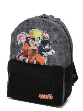 Sac Dos Naruto Sakura Sasuke Dome Gris