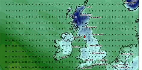 UK weather: Arctic blast to batter Britain plunging temperatures to -10C