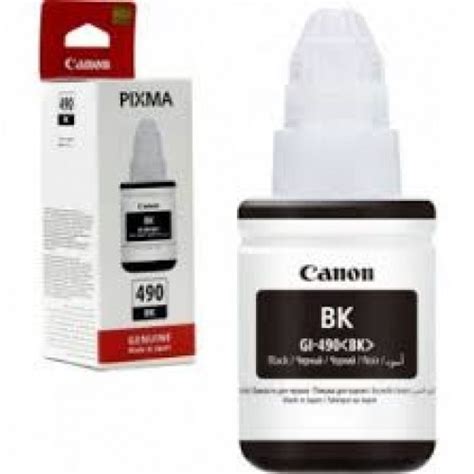 CANON BOUTEILLE D ENCRE ORIGINAL NOIR GI490BK POUR G1411 2411 3411