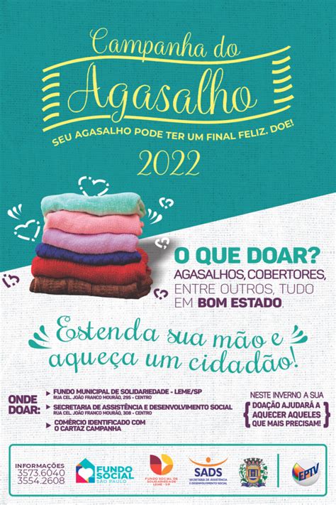 Campanha do Agasalho 2022 Arrecadações continuam Entrega dos