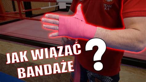 Jak wiązać bandaże bokserskie Najprostszy sposób wiązania bandaży