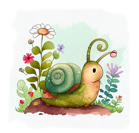 Draw A Snail In Simple Steps You Can T Go Wrong