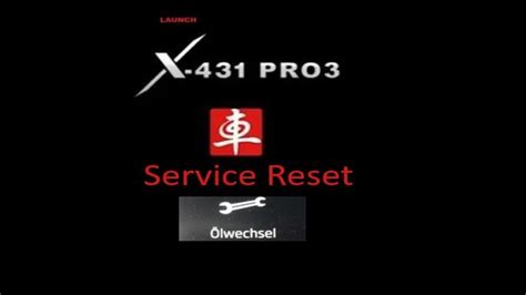 Launch X Thinkdiag Vw Audi Service Reset Service Intervall