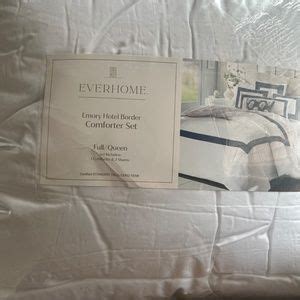 Everhome Bedding Everhome Hotel Emory Border Fullqueen Comforter