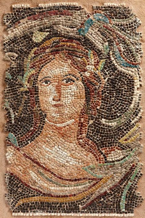 Ancient Rome Mosaic Roman Design Rome Antique Portrait En