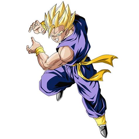 Adult Gohan Ssj Render 3 [sdbh World Mission] By Maxiuchiha22 On