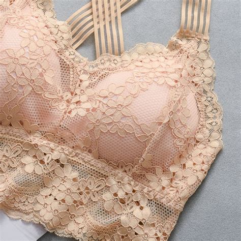 Fashion Casual Women Lady Lace Strap Bras Tops Tube Ch Wrap Woman Underwear Cross Beauty Back