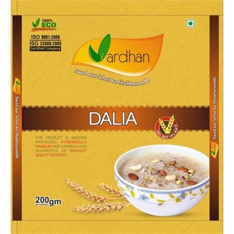 Vardhan Healthy Dalia High In Protein Packaging Size Gm At Rs