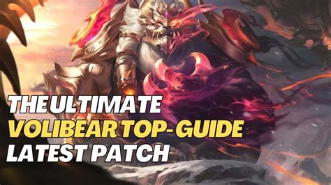 Volibear Top Guide Latest Patch Tanky Bear