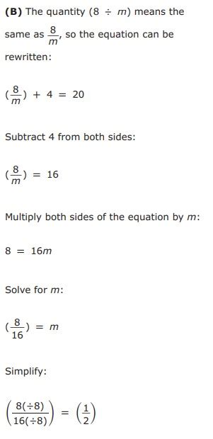 SHSAT Math Student Answer Tables SAT SHSAT BCA Test Prep