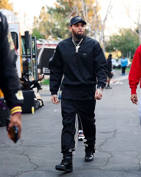 B R E E Z Y In Chris Brown Outfits Sports Fashion Men Street