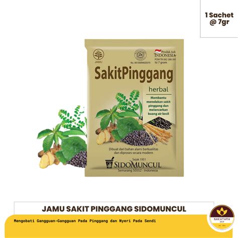 Jual Jamu Sakit Pinggang Sido Muncul Isi Sachet Serbuk Shopee