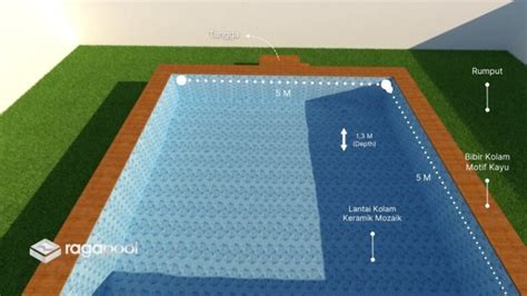 Kolam Renang 5 Meter Contoh Desain Dan Biaya Pembuatannya