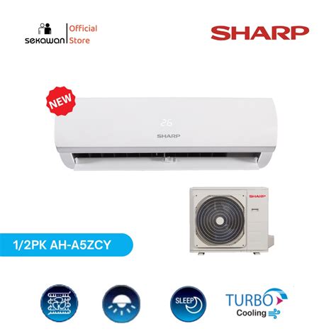 Jual Ac Sharp Pk Low Watt Ah A Zcy Daya Watt Shopee Indonesia