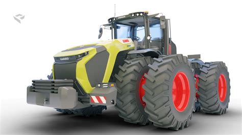 Claas Xerion Trac Polygonish D Model Store