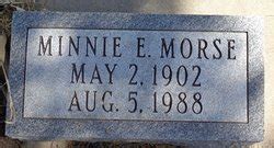 Minnie Esther Dunsmore Morse 1902 1988 Mémorial Find a Grave