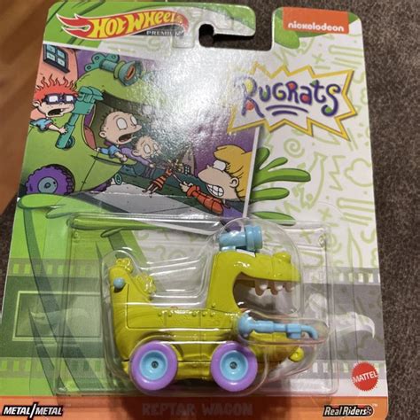 HOT WHEELS RUGRATS Reptar Wagon Green Nickelodeon 2023 Retro Entertainment NEW EUR 7 37