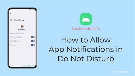 How To Allow App Notifications In Do Not Disturb [android 14] Youtube