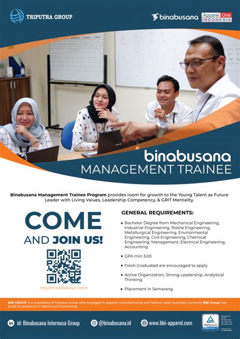 Management Trainee Triputra Group Scu