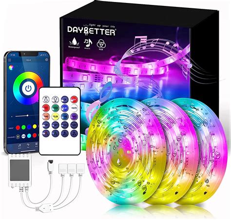 Amazon DAYBETTER Led Strip Lights Waterproof Smart Outdoor Lights