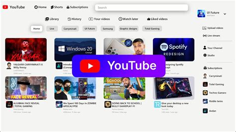 Redesigned Youtube Concept Youtube