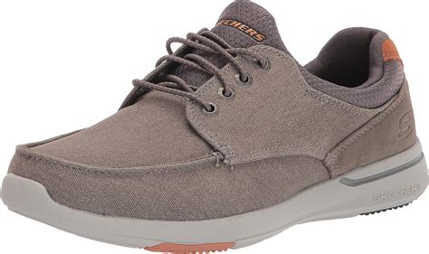 Skechers Mens Relaxed Fit Elent Mosen Boat Shoe Loafers