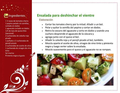 Partes De La Receta