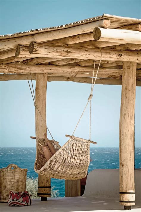 Best Beach Bars Around The World Cn Traveller Scorpios Mykonos Diy Hammock Rope Hammock