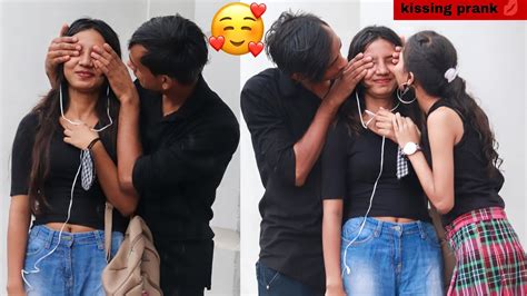 Closing Girls Eyes 👀 Gone Romantic 😍 Kissing Prank Epic Reaction 😱