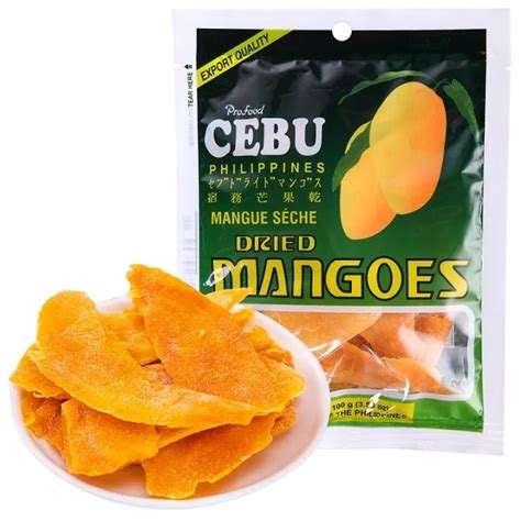 Cebu Philippines Dried Mango 100g Dry Fruits Snack Food Free Shipping On