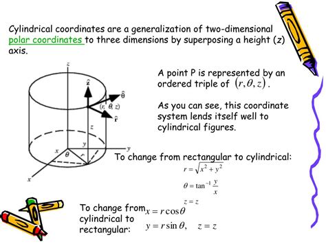 Ppt Cylindrical And Spherical Coordinates Powerpoint Presentation