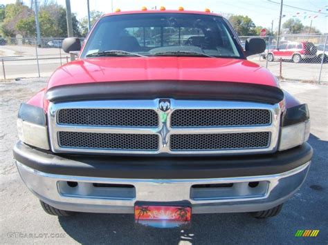 2000 Flame Red Dodge Ram 3500 Slt Extended Cab 4x4 Dually 43185148