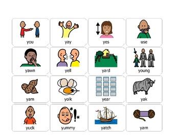 Y Articulation Cards By Word Play Speech Therapy Resources Tpt