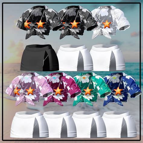 Tropical Bikini Vrchat Animation Overay Booth