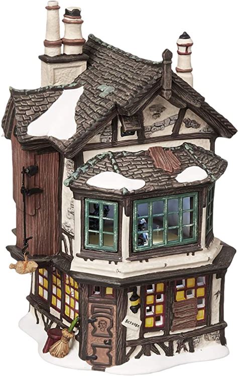 Department 56 Dickens Village Ebenezer Scrooge S House Lit House Home And Kitchen