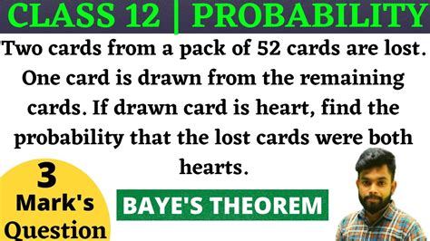 Two Cards From A Pack Of Cards Are Lost One Card Is Drawn From The