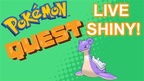 Purple Nessy Live Reaction Shiny Lapras Pokemon Quest Youtube