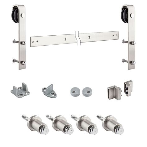 Stanley National N186 962960 Decorative Barn Door Track Interior Sliding Door Hardware