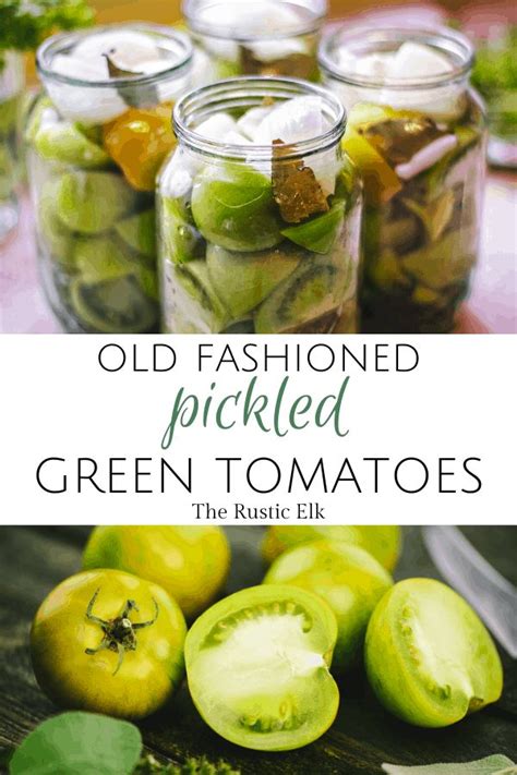 Have A Bunch Of Green Tomatoes These Easy Pickled Green Tomatoes