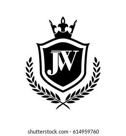 Jw Logo: vector de stock (libre de regalías) 614959760 | Shutterstock