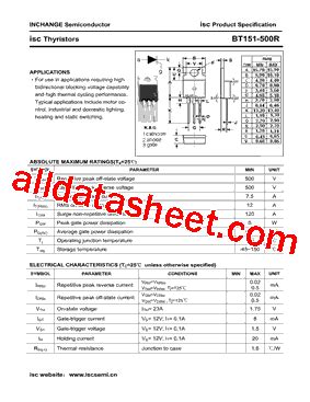 Bt R Datasheet Pdf Inchange Semiconductor Company Limited