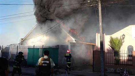 Incendio destruyó dos viviendas en Población Prosperidad Actualidad