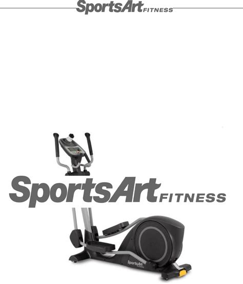 Sportsart E81g Handleiding Nederlands 8 Paginas