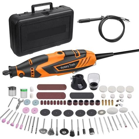 Vastar Outils Rotatifs Multifonction 135W Kit Outil Rotatif