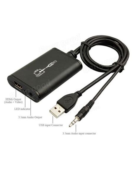 Buy USB To HDMI Converter with Audio - Black at Best Price in Pakistan ...