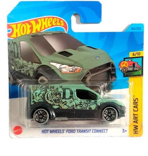 Машинка Hot Wheels Ford Transit Connect HW ART CARS Хот Вилс Форд купить на OZON по низкой