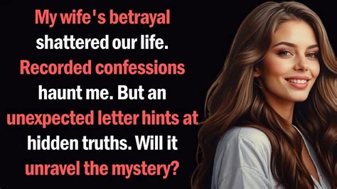 My Wife S Betrayal Shattered Our Life Recorded Confessions Haunt Me