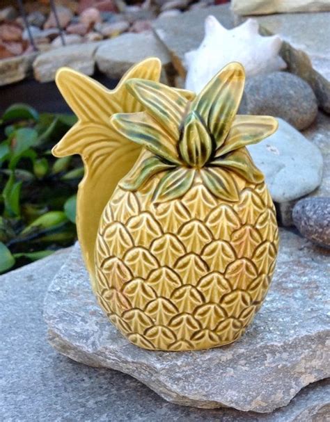 Free Shipping Vintage Ceramic Pineapple By Ellansrelics On Etsy