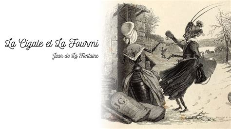 La Cigale et La Fourmi Fable de La Fontaine Lu écrite et illustrée